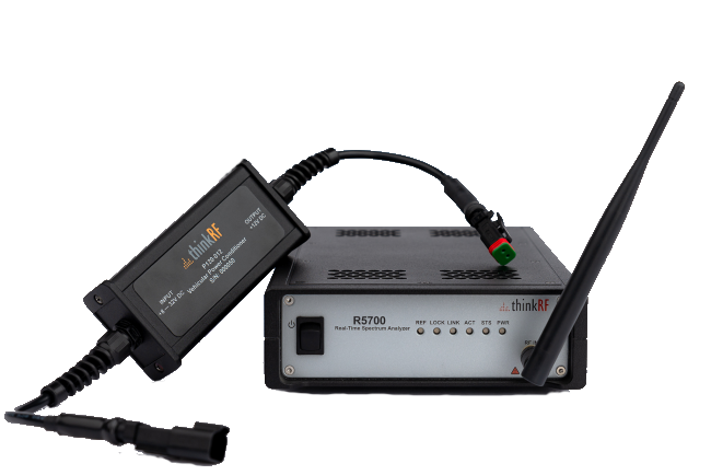 ThinkRF R5700 with P120 Vehicular Power Conditioner
